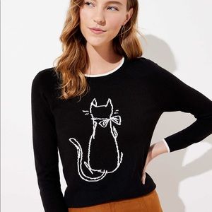 Loft Kitty Cat Sweater